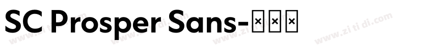 SC Prosper Sans字体转换 SC Prosper Sans字体转换